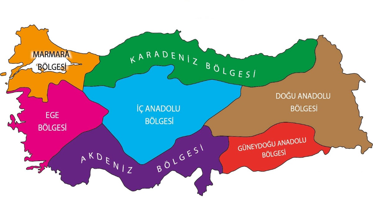 Türkiye Bölgeler Haritası